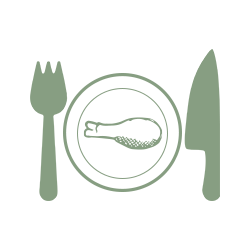 Spork & Knife Chicken Dish